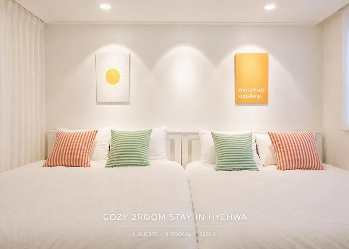 Hyehwa Stn 5min Naksan Park 명동 Ddp 홍대 * Сеул